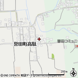 兵庫県たつの市誉田町高駄180周辺の地図