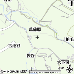 京都府綴喜郡宇治田原町立川菖蒲原周辺の地図