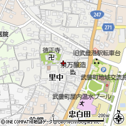 愛知県知多郡武豊町里中89-2周辺の地図