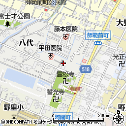 兵庫県姫路市八代738-5周辺の地図