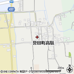 兵庫県たつの市誉田町高駄87周辺の地図