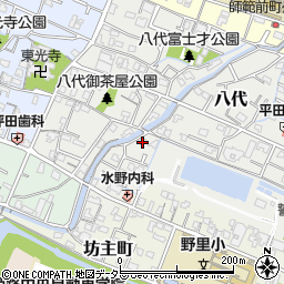 兵庫県姫路市八代689-4周辺の地図