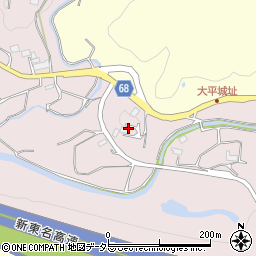静岡県浜松市浜名区大平140周辺の地図