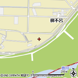 愛知県豊川市豊津町上川原周辺の地図