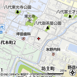 兵庫県姫路市八代381周辺の地図