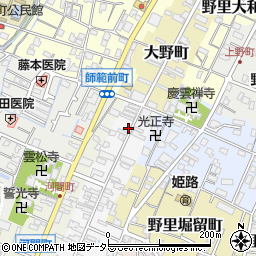 兵庫県姫路市野里寺町7周辺の地図