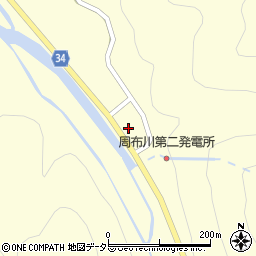 島根県浜田市内村町1188周辺の地図