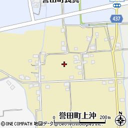 兵庫県たつの市誉田町上沖周辺の地図