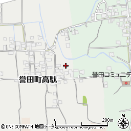 兵庫県たつの市誉田町高駄171周辺の地図