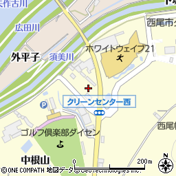 愛知県西尾市吉良町岡山献上田周辺の地図