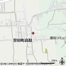 兵庫県たつの市誉田町高駄172-1周辺の地図