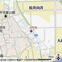 京都府京田辺市松井古松井80周辺の地図