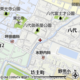 兵庫県姫路市八代374周辺の地図
