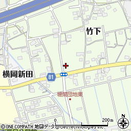 静岡県島田市竹下241-1周辺の地図