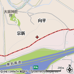 愛知県豊川市金沢町小照山周辺の地図