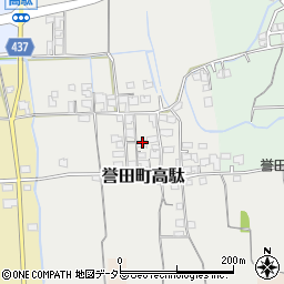 兵庫県たつの市誉田町高駄91周辺の地図