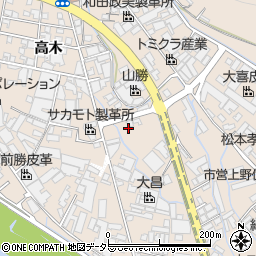 兵庫県姫路市花田町高木124周辺の地図
