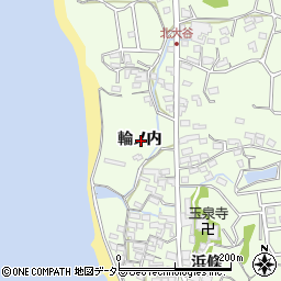 愛知県常滑市大谷輪ノ内周辺の地図