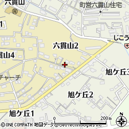 愛知県知多郡武豊町六貫山2丁目52周辺の地図