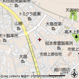 兵庫県姫路市花田町高木269周辺の地図