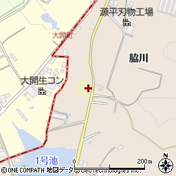兵庫県三木市加佐草荷野周辺の地図