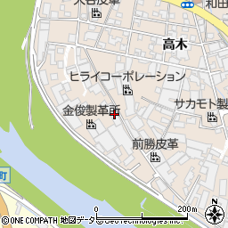 兵庫県姫路市花田町高木341周辺の地図