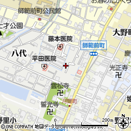 兵庫県姫路市八代720-16周辺の地図