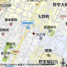 兵庫県姫路市野里寺町4周辺の地図