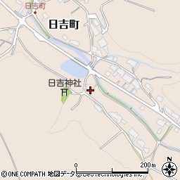 日吉町公民館周辺の地図