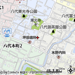 兵庫県姫路市八代446周辺の地図