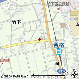 静岡県島田市竹下430周辺の地図