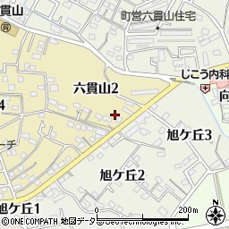 愛知県知多郡武豊町六貫山2丁目49周辺の地図