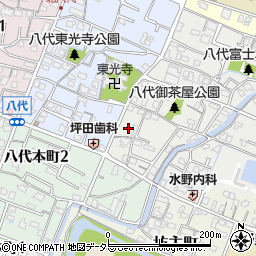 兵庫県姫路市八代444周辺の地図