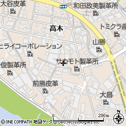 兵庫県姫路市花田町高木53周辺の地図