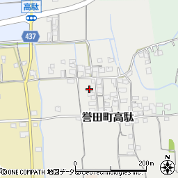 兵庫県たつの市誉田町高駄84周辺の地図