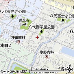 兵庫県姫路市八代412周辺の地図