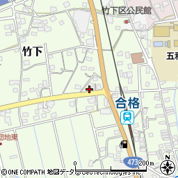 静岡県島田市竹下428周辺の地図