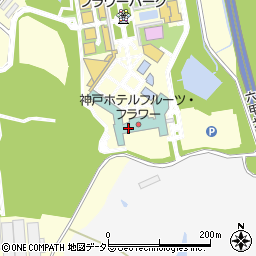 神戸ホテル　フルーツ・フラワー　音楽堂周辺の地図