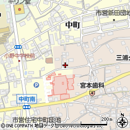 兵庫県小野市天神町1037-3周辺の地図