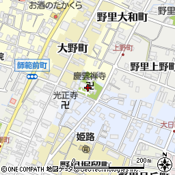 慶雲禅寺周辺の地図