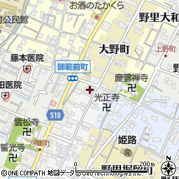 兵庫県姫路市野里寺町2周辺の地図