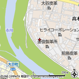 兵庫県姫路市花田町高木332周辺の地図