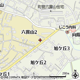 愛知県知多郡武豊町六貫山2丁目38周辺の地図