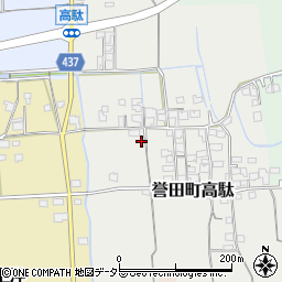兵庫県たつの市誉田町高駄31-1周辺の地図