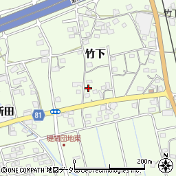 静岡県島田市竹下358周辺の地図