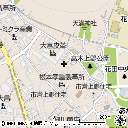 兵庫県姫路市花田町高木284周辺の地図