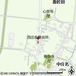 愛知県豊川市篠田町下川周辺の地図