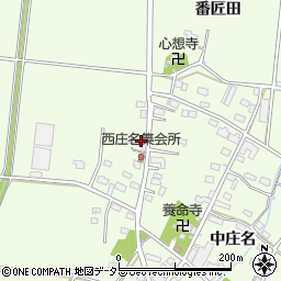 愛知県豊川市篠田町（下川）周辺の地図