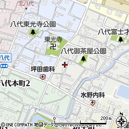 兵庫県姫路市八代443-2周辺の地図