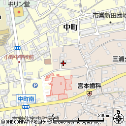 兵庫県小野市天神町1037-4周辺の地図